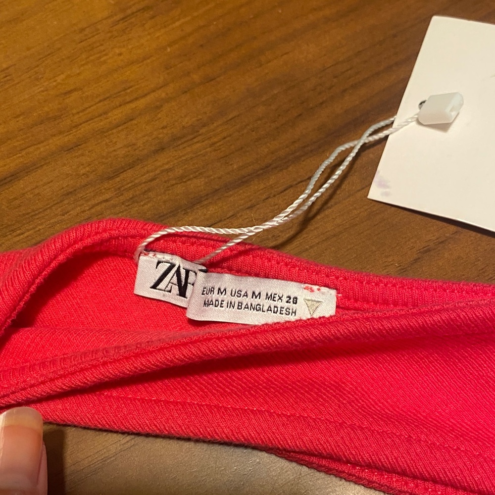 Pink Asymmetrical Tank Top - Picture 3 of 4